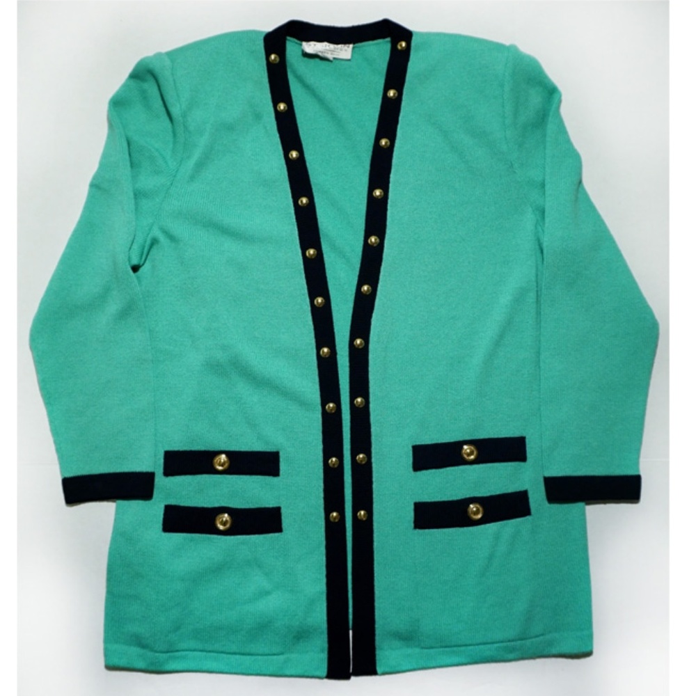 St. John Collection Open Front Santana Knit Jacket